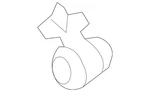 Genuine Nissan A/c Refrigerant Line Clamp 92559-wl000. Fixed Price $10.14.