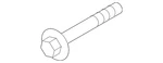 Genuine Mitsubishi Compressor Assembly Mount Bolt Mf911396. Fixed Price $4.07.