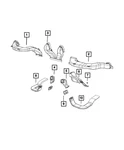 Genuine Mopar Floor Duct 68263173aa. Fixed Price $25.72.