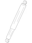 Genuine Ford Shock Absorber Hc3z-18125-em. Fixed Price $67.22.