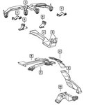 Genuine Mopar Floor Distribution Duct 55038158ad. Fixed Price $34.54.