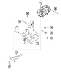 Genuine Mopar Alternator And Compressor Bracket 68317599aa. Fixed Price $120.36.