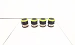 Jeep Jk Wrangler Oem Set Of 4 Green Trim Heater Dash Ac Vents 2011-2017. Fixed Price $112.49.