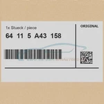 Genuine Bmw 64115a43158 -. Fixed Price $116.49.