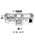Genuine Mopar Center Stack 6sz15dx9aa. Fixed Price $218.08.