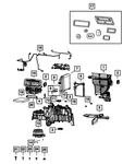 Genuine Mopar A/c And Heater Housing 68395984ad. Fixed Price $74.29.
