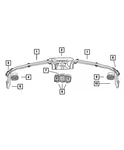 Genuine Mopar Air Conditioning & Heater Outlet Sc91zj8aa. Fixed Price $17.58.