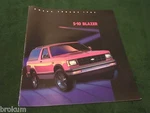 Mint Chevrolet 1985 Chevy S-10 Blazer 20 Page Sales Brochure New (box 547). Fixed Price $6.85.
