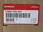 Genuine Oem Honda 71800-t0g-a01 Passenger Rh Rocker Molding 2012-2016 Cr-v. Fixed Price $172.83.