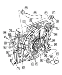 Genuine Mopar Radiator Inlet Hose 55116792aa. Fixed Price $58.43.