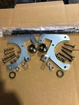 1949-54 Chevy Car Sedan Belair Front Disc Brake Conversion Brackets Made In Usa. Fixed Price $165.00.