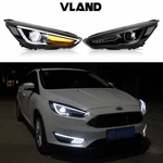 Black Led Projector Headlights For 2015-2018 Ford Focus Front Lamps W/sequential. Fixed Price $284.99.