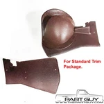 75-87 Chevy Truck A/c Red Standard Kick Panels 76 77 78 79 80 81 82 83 84 85 86. Fixed Price $99.99.