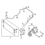 For Nissan Altima 2014-2025 92472n823a A/c Refrigerant Line O-ring. Fixed Price $12.17.