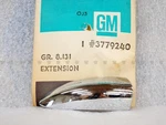 General Motors Nos New 3779240 Head Light Lamp Extension Teardrop Bezel Corvette. Fixed Price $59.99.