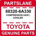 88320-6a330 Toyota Oem Genuine Compressor Assy, Cooler. Fixed Price $622.69.