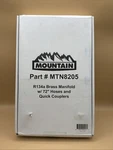 New Mountain Mtn8205 R134a Brass Manifold W/ 72" Hoses And Quick Couplers. Fixed Price $49.99.