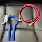 Freon 12 R12 Refrigerant Heavy Duty 36in. Recharge Hose With Side Tapper. 12c. Fixed Price $44.85.