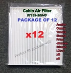 12x C35667 Cabin Air Filter For Many Toyota & Lexus Vehicles Pack Of 12. Fixed Price $165.25.