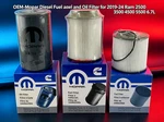 Mopar Diesel Fuel And Oil Filter Set For 2019-2021 Ram 2500 3500 4500 5500 6.7l.. Fixed Price $45.00.