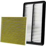 Capume 2pcs Cabin Engine Air Filter Kits Jm802 Jm1722 11.49" X 6.49" 1.77". Fixed Price $38.90.
