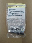 Sharkbite 1/2" X 3/8" Od Compression Shut Straight Stop Cpvc 1642654 - Glue On. Fixed Price $15.99.