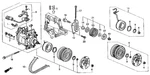 Genuine Honda Clutch Set Compressor 38900-p2r-a01. Fixed Price $273.99.