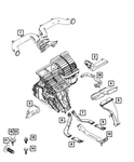 Genuine Mopar Floor Distribution Duct Right 68245121aa. Fixed Price $45.92.