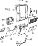 Genuine Mopar Air Conditioning & Heater Outlet Center Right 5mk68dx9aa. Fixed Price $179.36.