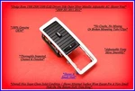 09 12 Dodge Ram 1500 2500 3500 Lh Dash Ac Vent Oem Silver Trim Driver Side. Fixed Price $42.75.