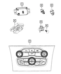 Genuine Mopar Vehicle Feature Controls Center Stack 56054885ad. Fixed Price $638.32.