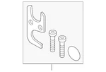 Genuine Mini Evaporator Core Mount Kit 64-11-9-297-737. Fixed Price $59.18.