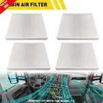 4pcs Cabin Air Filter For Kenworth Peterbilt Replace Caf1815p Pa30093 X1987001c. Fixed Price $18.99.