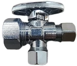 Sharkbite 1/2-in X 3/8-in Od Compression Dual Outlet Stop Valve 107. Fixed Price $10.45.