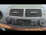 Temperature Control 211 Type E300 Front Fits 07-08 Mercedes E-class. Fixed Price $119.90.