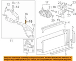 Cadillac Gm Oem A/c Ac Condenser/compressor/line-pressure Hose Valve 25872392. Fixed Price $11.92.