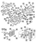 Genuine Mopar A/c And Heater Upper Housing 5098241aa. Fixed Price $9.80.