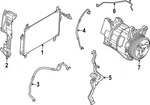 Genuine Nissan A/c Condenser Seal 92185-9a40a. Fixed Price $60.10.