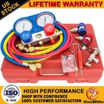 New Ac Car Air Conditioning Recharge Measuring Hose Gauge Charging Service 3-way. Fixed Price $55.99.
