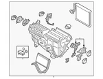 Genuine Ford Hvac Unit Case Assembly Hs7z19b555ae. Fixed Price $803.85.