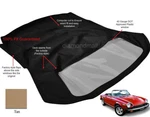 Fits Fiat 124 Spider Cs1 1600 1800 Convertible Soft Top 1966-1979 Tan Canvas. Fixed Price $306.16.