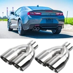 For Chevrolet Camaro Ss Zl1 Lt Dual Exhaust Tip 2.5" Inlet 3.5" Outlet Stainless. Fixed Price $86.54.