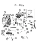 Genuine Mopar Heater Housing 68093362ac. Fixed Price $190.44.
