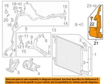 Cadillac Gm Oem Srx A/c Ac Condenser/compressor/line-air Guide Left 22757057. Fixed Price $55.88.