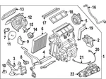 Genuine Nissan Hvac Unit Case Assembly 27210-7lf8a. Fixed Price $1046.45.