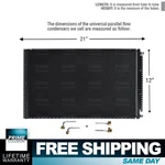 Universal Condenser Kit Parallel Flow 12 X 21 O-ring Fittings Included A/c Ac. Fixed Price $89.99.
