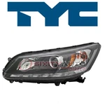 Tyc Left Headlight Assembly For 2013-2015 Honda Accord 3.5l V6 Electrical Xg. Fixed Price $229.67.