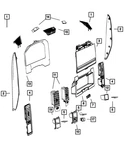 Genuine Mopar Instrument Panel Bin Left 1wp32dx9aa. Fixed Price $40.23.