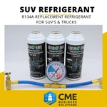 Envirosafe Suv R134a Replacement Refrigerant Auto Ac, 3 Cans And Premium Gauge. Fixed Price $84.99.