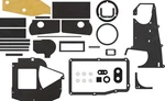 1973-76 Dodge Plymouth A-body; Heater Box Seal Set Kit; With Ac. Fixed Price $79.99.